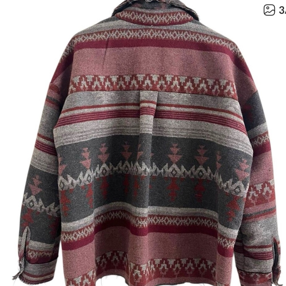 Western Aztec print jacket - Picture 2 of 2